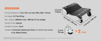 SucceBuy Car Dolly Wheel Tire Dolly 4 PCS Heavy Duty Skate Auto Repair Dolly 6000LB - details 5