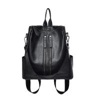 Mochila Retro de cuero suave para mujer, mochila multifuncional de gran capacidad, bolso de viaje de ocio, tendencia popular - details 4