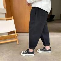 Pantalones Sueltos de Algodón para Niños Pantalones Deportivos Casuales para Niños y Niñas - details 4
