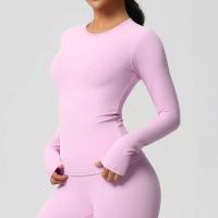 Camisetas de Entrenamiento Sin Costuras para Mujer Ropa Deportiva de Yoga de Manga Larga - details 43