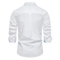 día del padre Camisas ajustadas de calidad de marca para hombres Camisa Oxford de algodón de otoño para hombres Camisas de manga larga con botones para hombres Camisas de negocios casuales - details 8