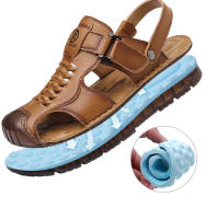 Sandalias para hombre, casuales, transpirables, zapatos de playa, de doble uso, resistentes al desgaste, antideslizantes - details 5