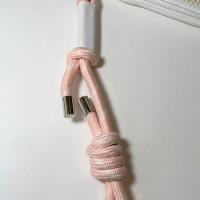 Bolso de malla de nailon de estilo coreano a la moda, bolso de doble capa, bolso para teléfono móvil, cartera de Color sólido, bolso cruzado de nailon para mujer - details 3