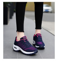 Zapatillas de moda para mujer Zapatillas de malla transpirable con amortiguación de aire Zapatos casuales con aumento de altura para mujer - details 7
