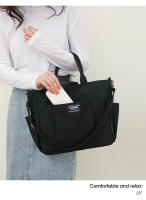 Toth de gran capacidad multibolsillo de mano bolsa de lona simple de ocio estudiante hombro cross-body clase bolsa de ordenador - details 14