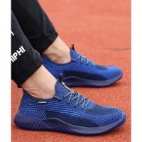 Zapatos de seguridad ligeros y transpirables para trabajo, zapatillas de suela firme con punta de acero antideslizante para hombres - details 7
