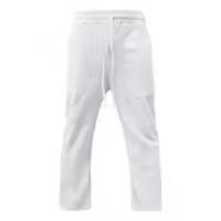 Pantalones de hombre de algodón y lino de estilo americano de talla grande, transpirables y absorbentes del sudor, de color sólido, pantalones casuales básicos de pierna ancha para hombre - details 5