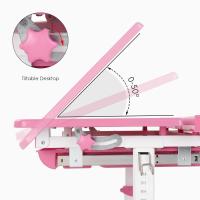 Escritorio para niños y estudiantes, mesa ergonómica y juego de descongelación, con cajón, soporte de lectura, lámpara LED regulable, altura ajustable - details 16