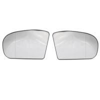 1 par de lentes de cristal para espejo retrovisor derecho e izquierdo de repuesto para Mercedes Benz W203 W211 2038100121 2038101021 - details 0