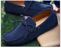 Zapatos planos de cuero de ante de vaca para hombre, mocasines informales de alta calidad, para conducir, novedad - details 24