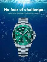 Reloj de Pulsera de Cuarzo de Lujo para Hombres Resistente al Agua, Luminoso, Correa de Aleación, Reloj de Negocios de Alta Gama - details 6