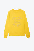 Sudadera bordada de algodón rosa con letras clásicas ZV de nicho francés para mujer, suéter bordado, principios de otoño - details 15