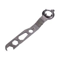 Llave para amoladora angular de 4 garras, llave de desmontaje de alta resistencia de doble cabeza, abrazadera estable, tornillo para tuercas de brida para amoladora de acero - details 2