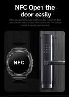 Reloj inteligente ET492 para hombre y mujer, dispositivo con asistente de voz NFC, detección de ritmo cardíaco, llamada de emergencia SOS, linterna, AMOLED, novedad de 2025 - details 22