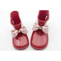 Versión Coreana De La Nueva Parte Inferior Suave Del Bebé Niños Arco Zapatos De Lluvia Niñas Jalea Baja Botas De Agua Linda Princesa Zapatos Botas Cortas - details 11