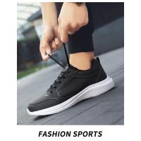 Zapatillas de deporte de cuero de alta calidad para hombre, zapatos informales impermeables, zapatillas ligeras para correr al aire libre, Tenis deportivos, zapatos planos masculinos - details 12