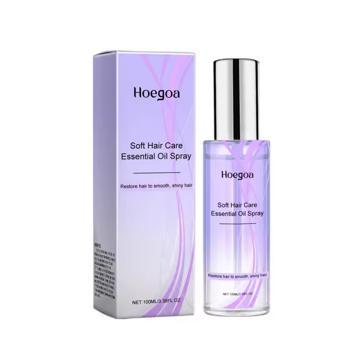 El spray de aceite esencial de orquídea nutre suavemente el cabello seco, áspero y liso. - 1