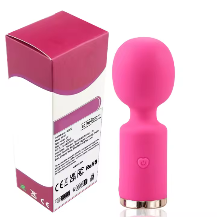 Vibrador Mini AV Magia Masajeador Potente para Clítoris y Pezón Juguetes de Autoestimulación para Mujeres - 1