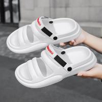 Zapatillas hombre verano 2024 nuevo uso exterior niños pisando mierda sensación deportes conducción sandalias de playa de suela blanda de doble propósito - details 10