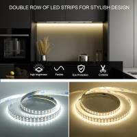 Cinta de Luz LED 24V XUNATA 5m 10m Luces Led Rope SMD2835 240Leds/m 10mm PCB Ancho Flexible Diodo para Decoración de Habitación Iluminación Moderna - details 11