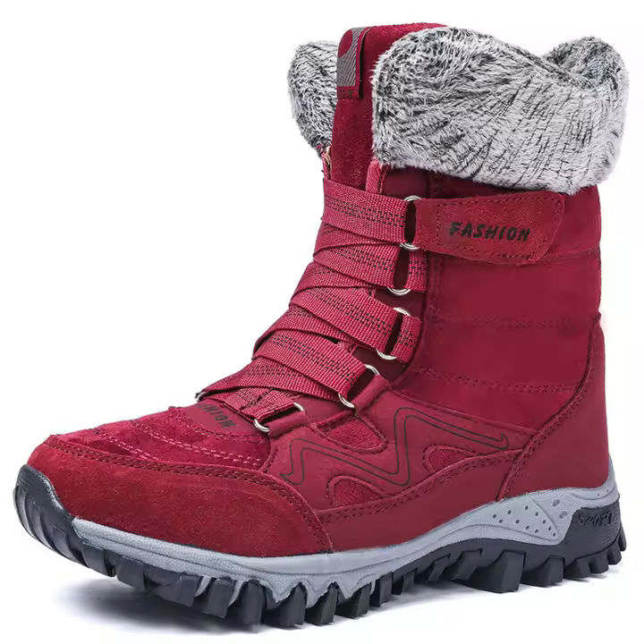 Cordones de algodón para exteriores, cómodos y cálidos para nieve, botas Martin para mujer, moda de invierno - 1