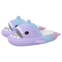 Pantuflas de Tiburón de Gradiente EVA para Verano 2024 Sandalias de Interior Suaves de Color Caramelo para Niños Solas Gruesas para Mujeres Hombres - details 11