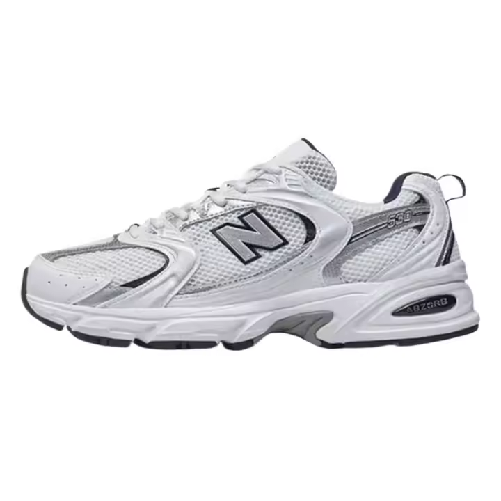 【NUEVO】 Leten NB 530SG Sier Zapatillas blancas para hombre y mujer, zapatillas deportivas - Estilo joven - 1