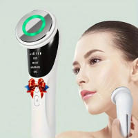 1pc 4 en 1 guía de calor de luz fría portátil, limpiador de poros de cuidado de la piel caliente y caliente multifuncional cómodo y portátil, masajeador de belleza facial, adecuado para novia o esposa - details 6