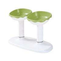 Cuenco ajustable para mascotas de gran capacidad, cuenco desmontable para base alta para gatos, cuenco doble de plástico, cuenco de alimentación para comida de perros, gatitos y cachorros - details 15