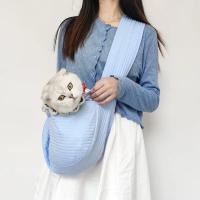Bolso de hombro grande para mascotas, bolsa de lona de peluche para gatos y perros pequeños, mochila para mascotas - details 1
