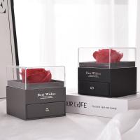 El diseño estilo cajón de la caja de regalo Eternal Rose contiene joyas, lo que lo convierte en un regalo romántico para crear s - details 7