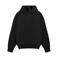 Sudadera con capucha de color sólido para hombre, suéter cálido con bolsillos, - details 14