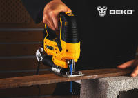 DEKO 220V DKJS55XL65 550W JG SAW herramientas eléctricas para carpintería sierra eléctrica con regla guía hoja de sierra llave Allen - details 0