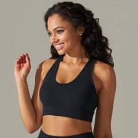 Sujetador deportivo a prueba de golpes para mujer, camiseta sin mangas para correr, ropa interior sexy para fiesta y yoga - details 3