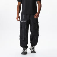 Los pantalones de trabajo sueltos de la marca de moda de verano para hombres están de moda y son relajantes. - details 7