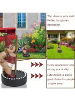 Estatua Goblin divertida de Pole Dancing para jardín de hadas y decoración del hogar, 1 unidad - details 3