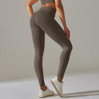 Hamidou-mallas deportivas para mujer, pantalones de Yoga de cintura alta, sin costuras, para correr, Fitness y entrenamiento - details 39