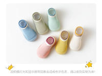 Calcetines antideslizantes de goma de punto suave para bebés, zapatos para niños pequeños de 0 a 2 años, interiores y exteriores, 4 estaciones - details 4