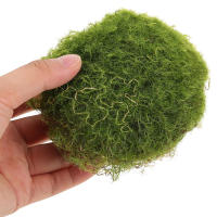 La decoración de oficina imita piedra de musgo, moldes falsos, bolas de plantas en miniatura, bonsái, decoraciones artificiales, diseño de jardín, - details 2