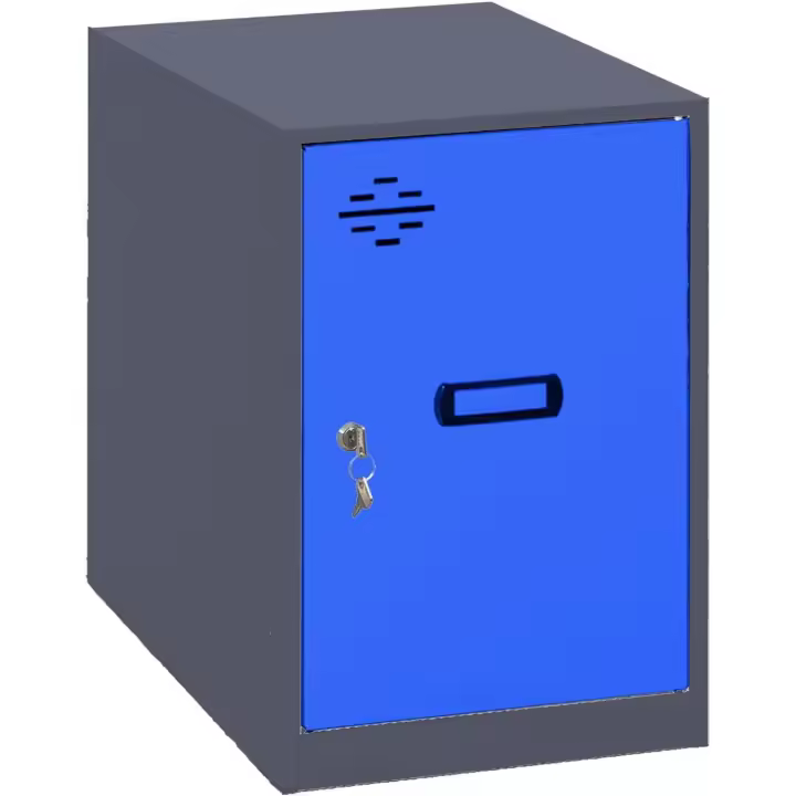 Taquillas Vestuario Pequeña 475x300x500 mm Amario Metalico Pequeño Incluye Llave Gris Simonlocker - 1