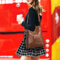 Mochila de cuero para mujer, morral de viaje de moda salvaje, mochila de ocio, nueva versión coreana - details 9