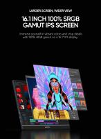 ARZOPA Monitor Portátil 16,1'' 100% sRGB Pantalla Externa para MAC Orderador Portátil PC Android Xbox PS4/5 Switch Z1C - details 8