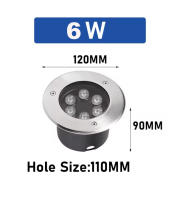 Lámpara de Via de Acero Inoxidable LED Enterrada Iluminación Exterior IP67 900 Lúmenes de Brillo - details 2