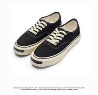 Zapatillas de lona transpirables Suela gruesa, blanco, talla pequeña, estilo coreano y japonés - details 11