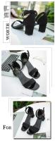 Sandalias de moda de verano 2025 para mujer Sandalias de tacón medio alto para exteriores - details 9