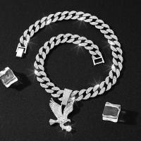 Collar De Punta De Águila Europeo Y Americano Para Hombres Y Mujeres Joyería Versátil De Cadenas De Colgante Animal Estilo Hip Hop/Rock - details 4