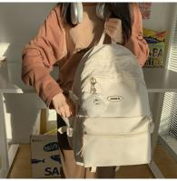 Nueva Mochila Sencilla para Estudiantes Universitarios Mochila de Color Sólido para Hombres y Mujeres - details 30