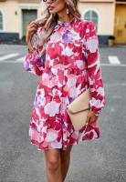 Vestido midi casual estilo coreano de moda 2025 para mujer con manga larga - details 9
