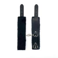 Esposas sexuales de cuero PU con máscara para ojos, Juguetes sexuales para parejas, juegos para adultos, ataduras de Bondage esclavo, accesorios eróticos, 2 uds. - details 13