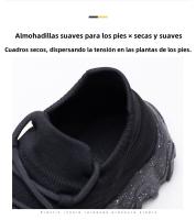 Calcetines tejidos con mosca con cordones, zapatillas de moda. - details 7